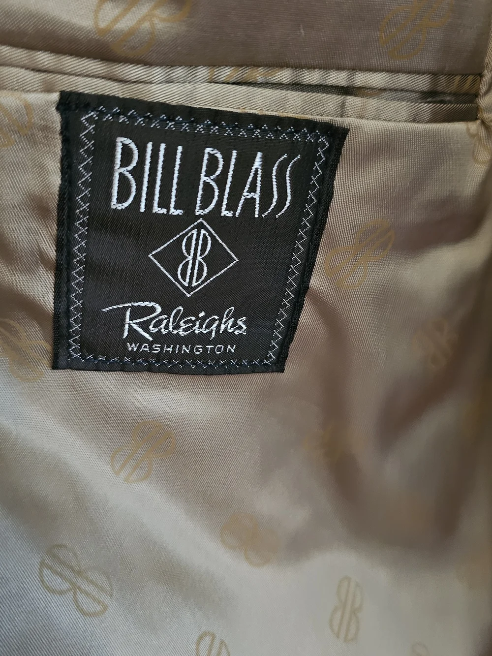 Vintage Bill Blass Camel Corduroy Blazer Sport Coat Raleigh’s Washington